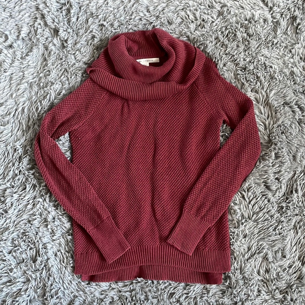 Knit Turtle Neck Sweater